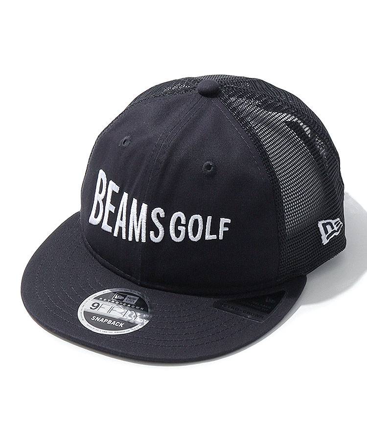 ビームスゴルフ BE [NEWERA]ロゴ刺繍フラットメッシュキャップ ゴルフ ...