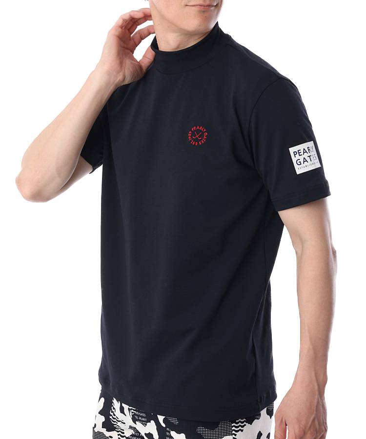 新品正規品【PG/❽❾/size4】パーリーゲイツ ⑧⑨ 半袖モックネックシャツ