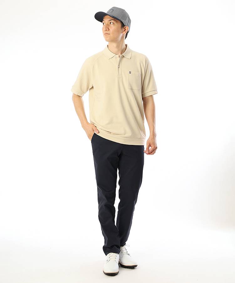 トラヴィスマシュー TM ポケット付き半袖スウェットポロシャツ ゴルフ