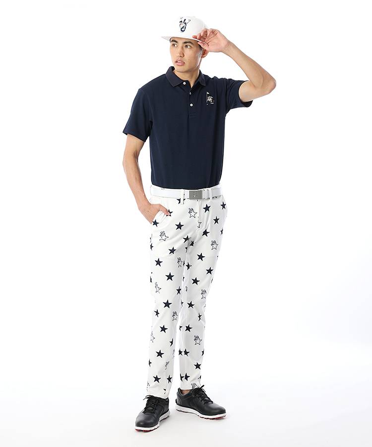 ジャックバニー JB [ドラえもん]ワンポイント刺繍カノコ半袖ポロシャツ ゴルフウェア通販 HIGUMA GOLF STORE（ヒグマゴルフストア）