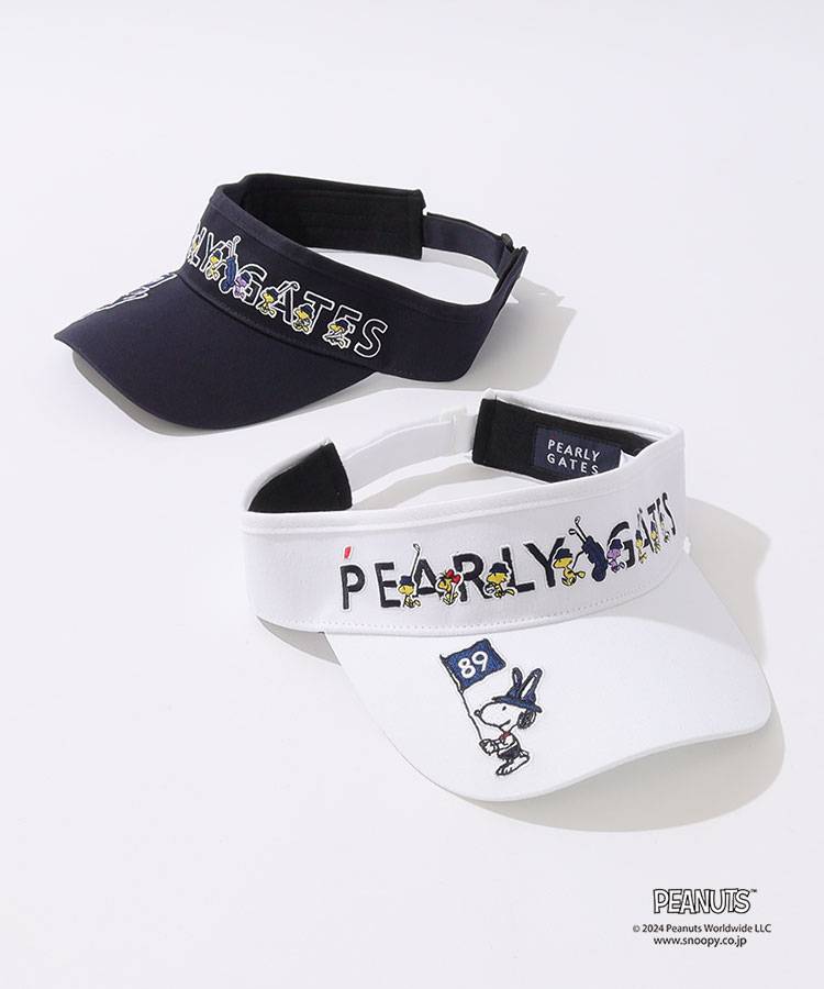 パーリーゲイツ PG SNOOPY_コットンツイルバイザー(UNISEX) ゴルフ 