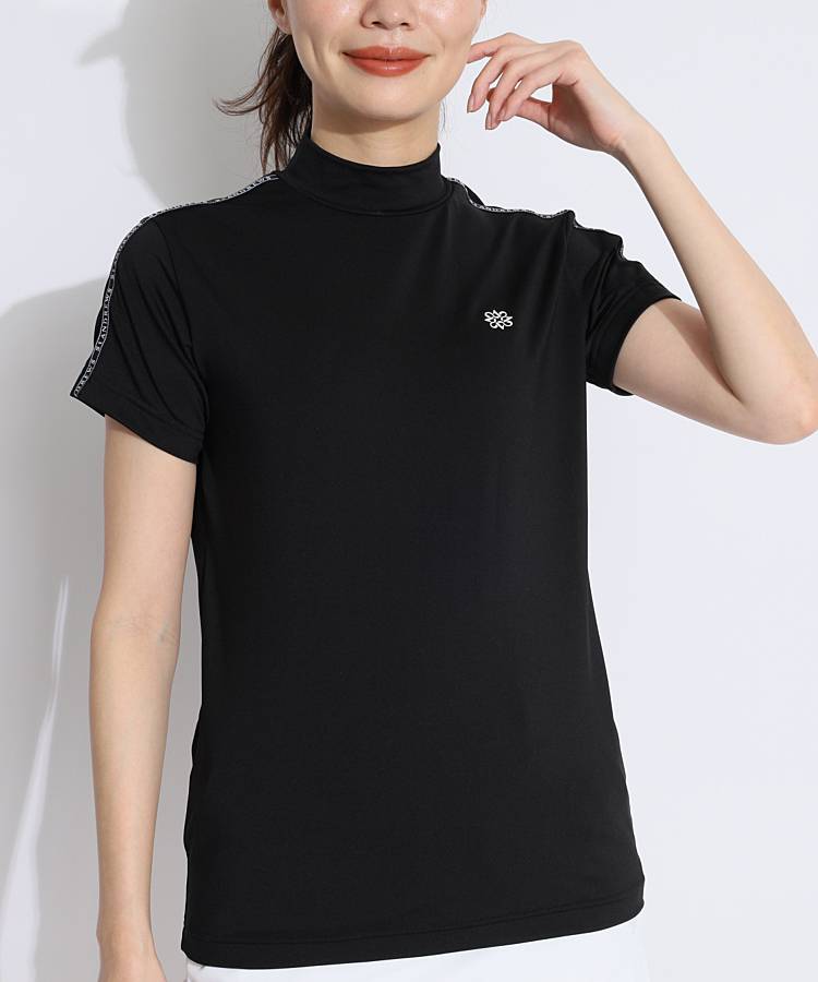 SA スリーブロゴLINE速乾モック半袖カットソー