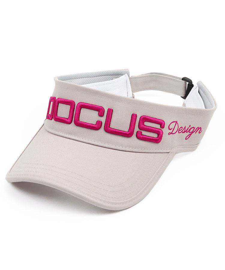DC BIGロゴ刺繍バイカラーツイルサンバイザー