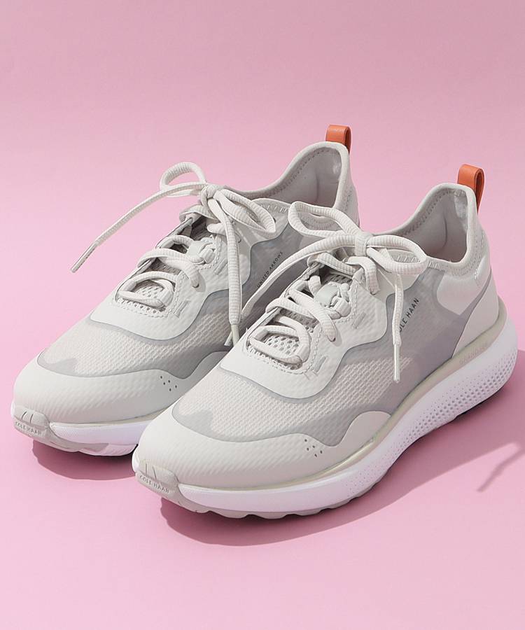 CH [UnitedArrows]バイカラー切替スパイクレスシューズ(ライトグレー)