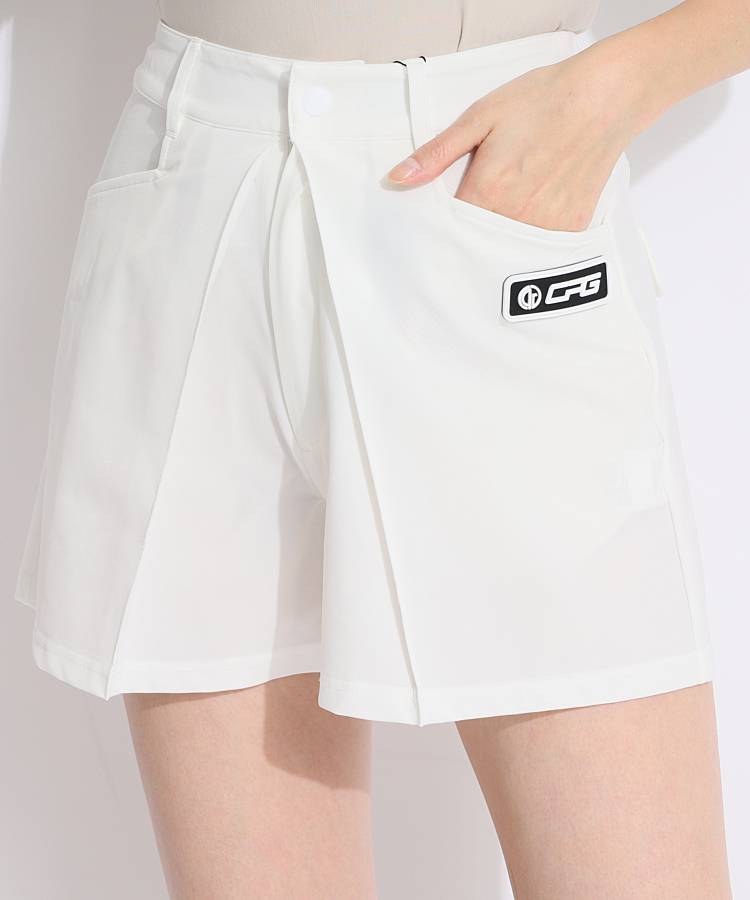 CP ボックスシルエットStretchショートパンツ