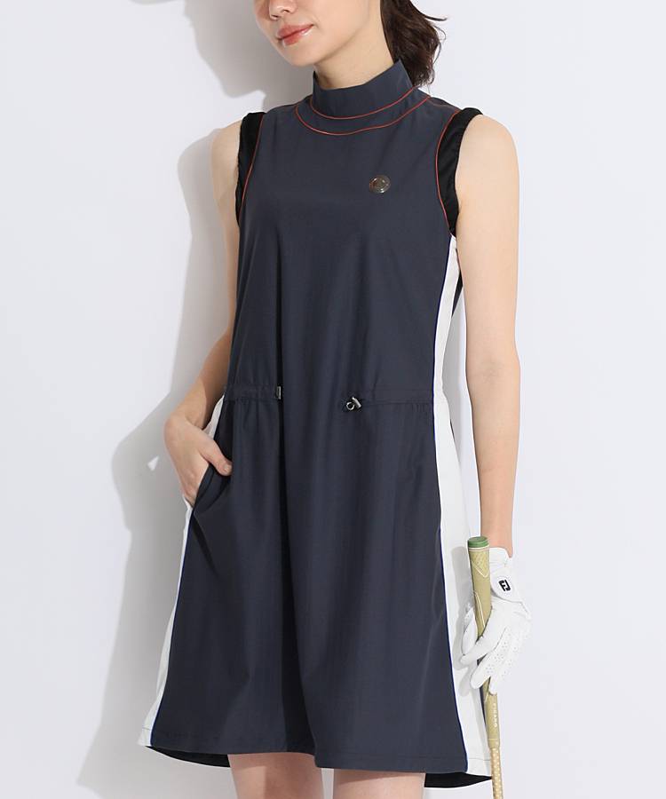 ランバン スポールの春夏ワンピースを使ったスタイリング