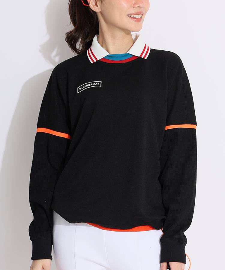 ディッセンバーメイの長袖プルオーバーを使ったスタイリング