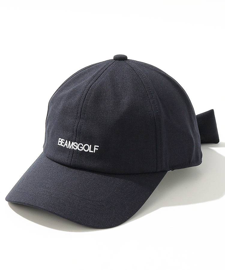BE リネンライクBackリボンキャップ