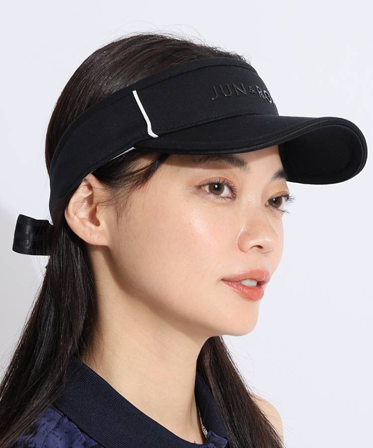 JR 【6/11までタイムセール】BACKロゴリボンサンバイザー