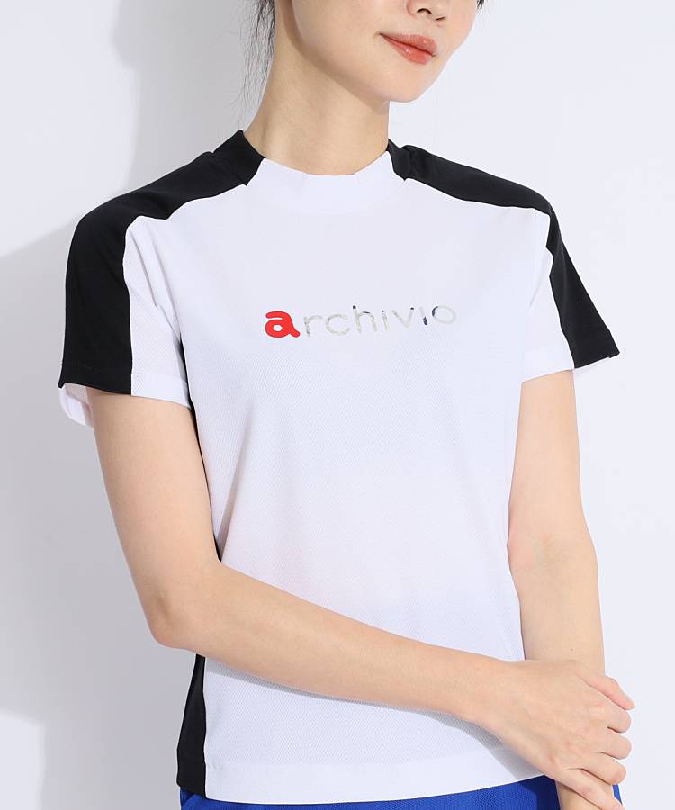 AR 吸汗速乾サイドLine半袖カットソー