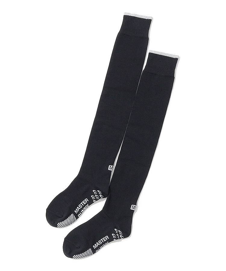MB BackロゴワッペンSimpleニーハイソックス