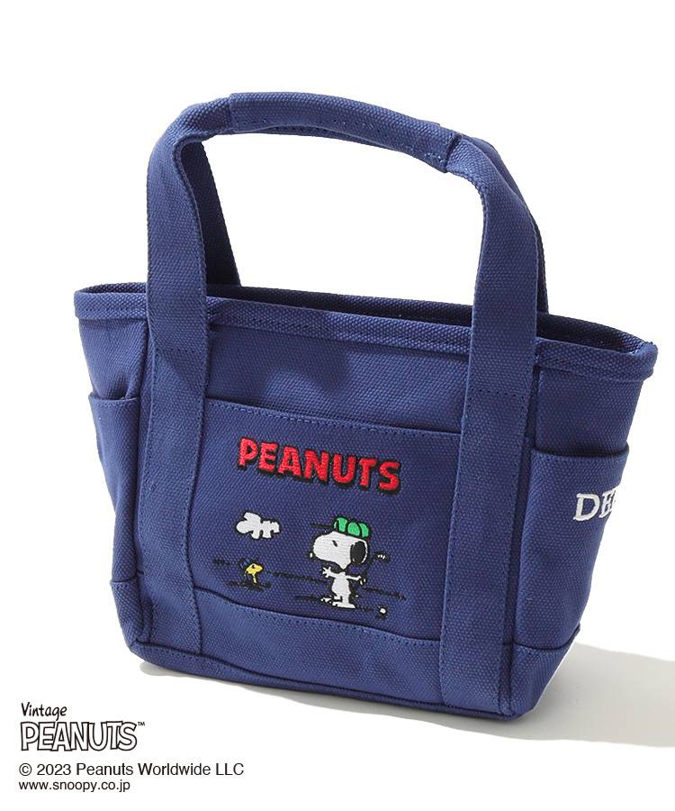 デルソルゴルフ DL [DELSOLｘPEANUTS]スヌーピー刺繍カートバッグ ...