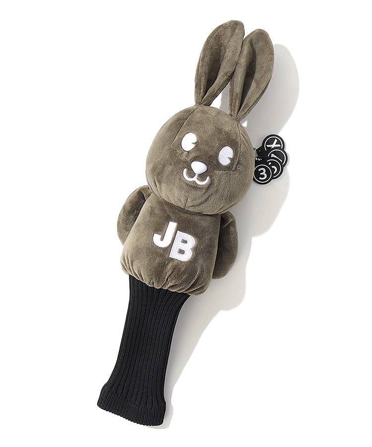 ジャックバニー JB ふわふわバニー番手付きヘッドカバー(FW