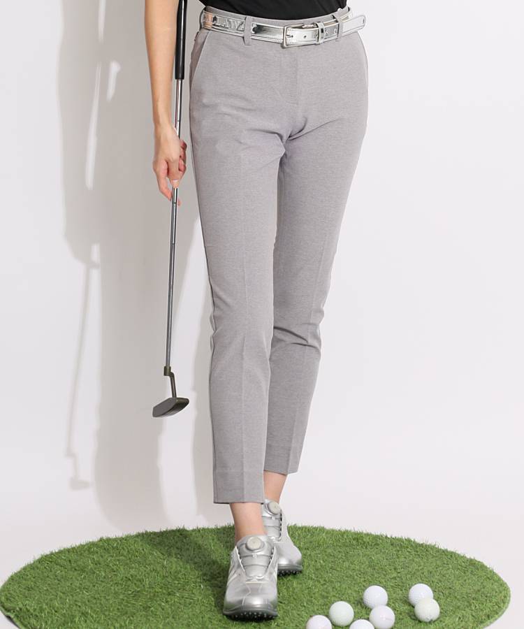 アンパスィ　レディースゴルフパンツ　L 中古 レディース アンパスィ and per se パンツ L 紺 ネイビー