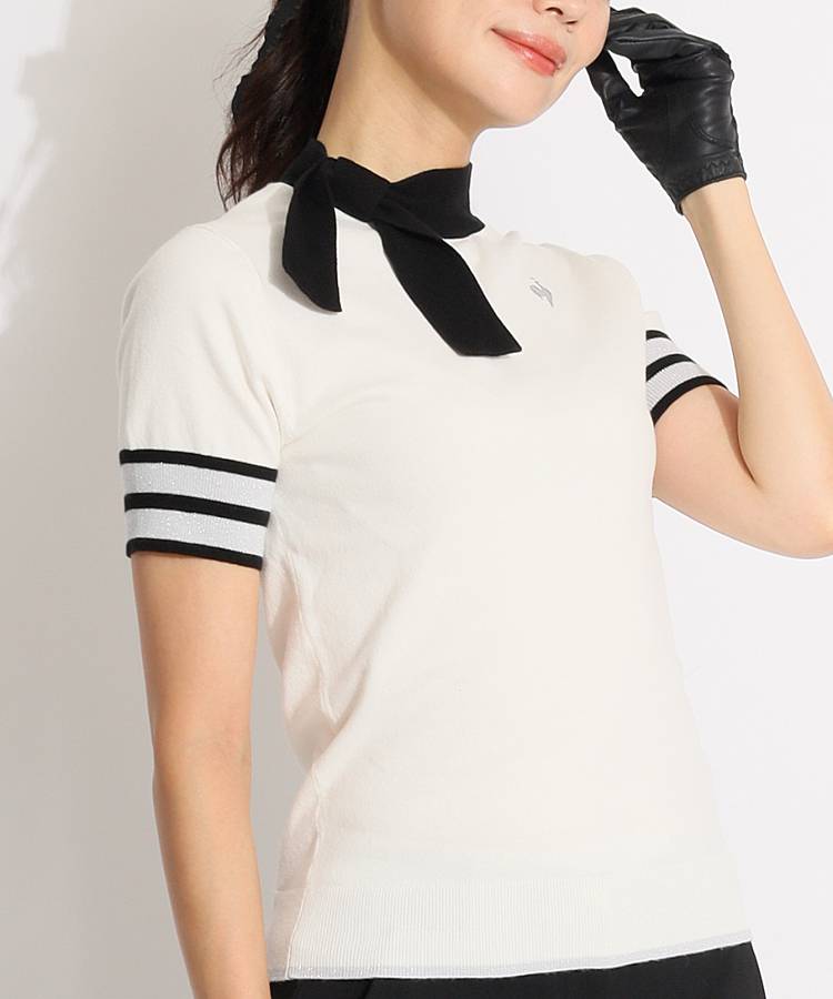 ルコックスポルティフ ゴルフ LQ [RIJOUME]ボウカラー5分丈