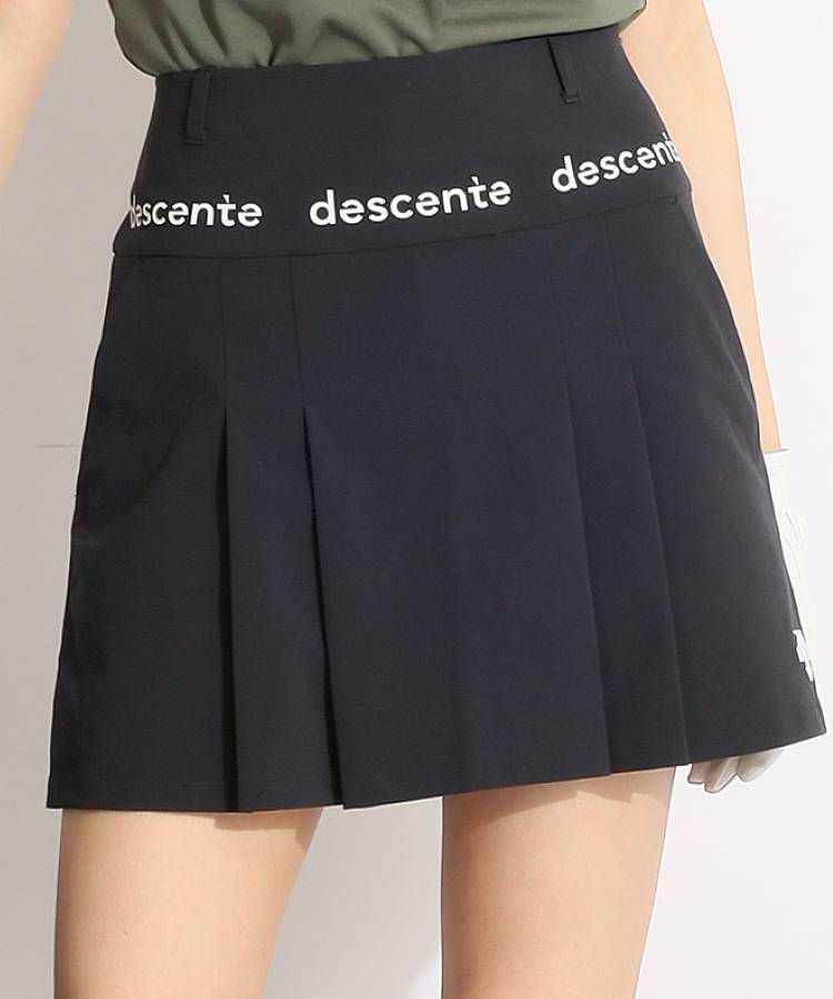 DE 一体型ペチパンツフロントプリーツスカート
