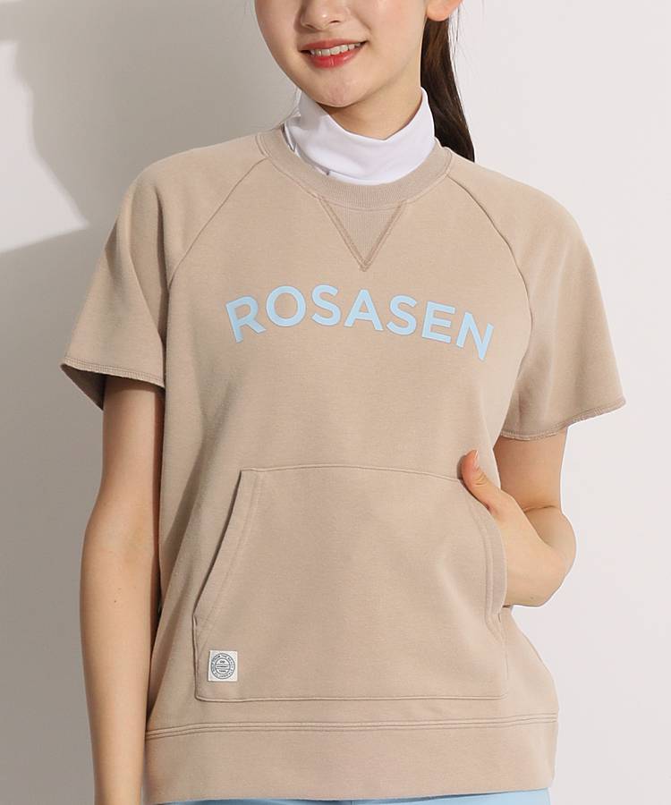 RO オゾンウォッシュ加工スウェット半袖プルオーバー