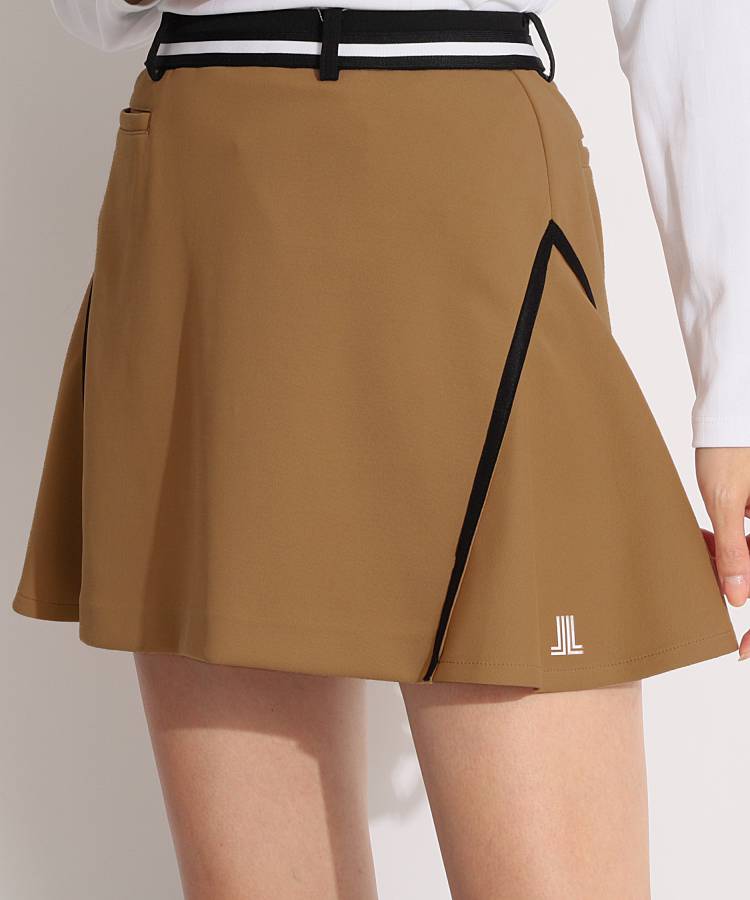 ランバン スポール LV UV吸汗ナナメ切替ラインフレアスカート