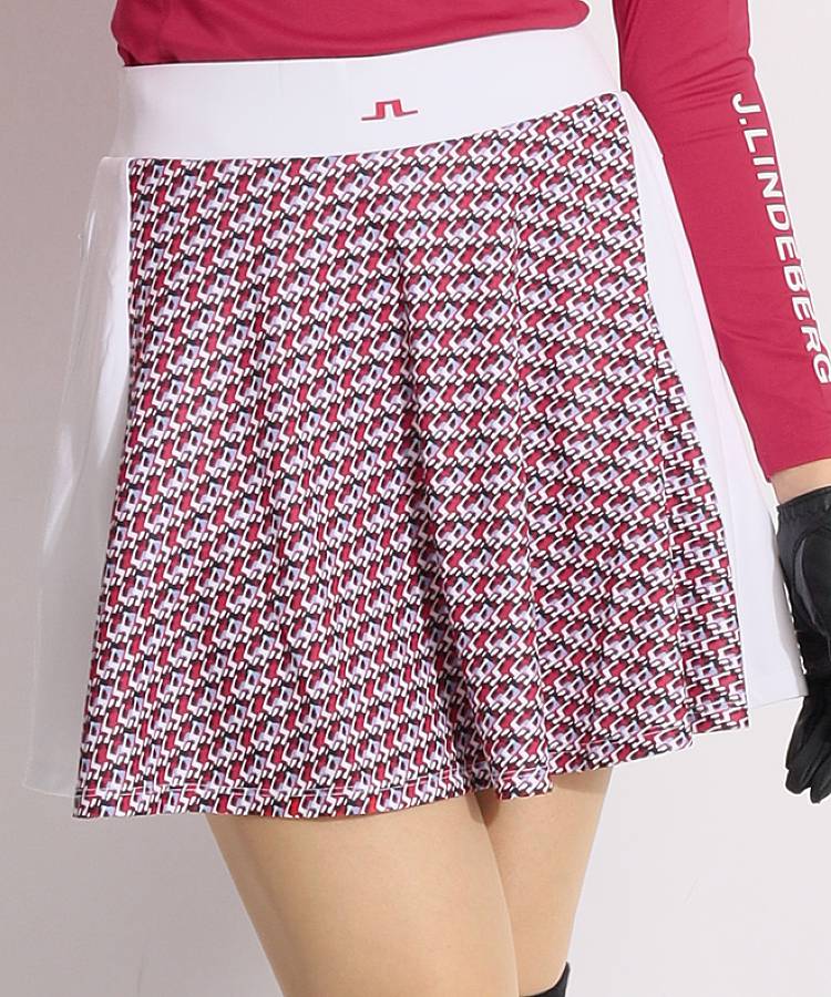 JL 選べるデザイン4Wayストレッチ一体型ぺチパンツ付フレアスカート