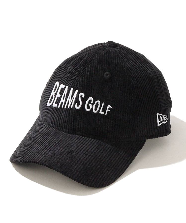 BE [NEWERA]ロゴ刺繍コーデュロイキャップ