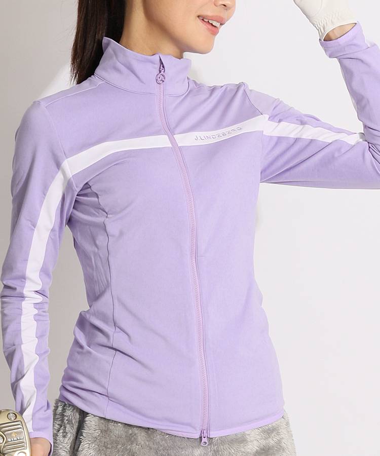 ジェイリンドバーグ JL 4WAYストレッチバイカラーブルゾン