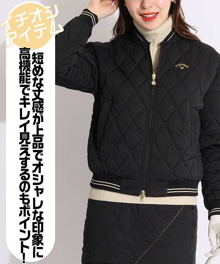 CA 撥水保温フルジップ中綿ブルゾン