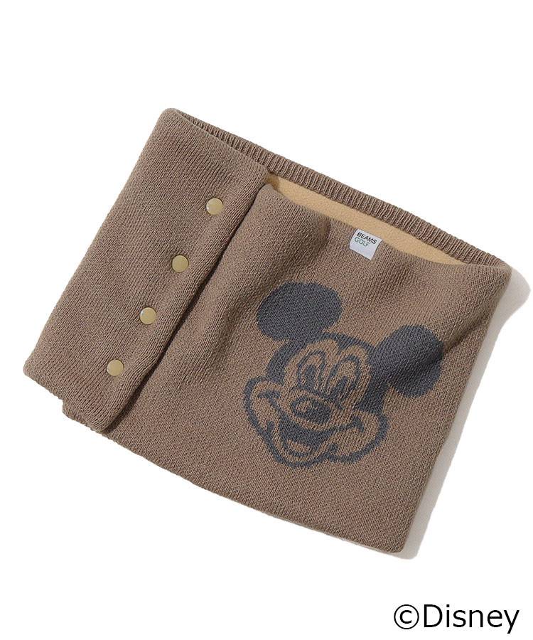 BE [Disney]ジャガードロゴニットネックウォーマー