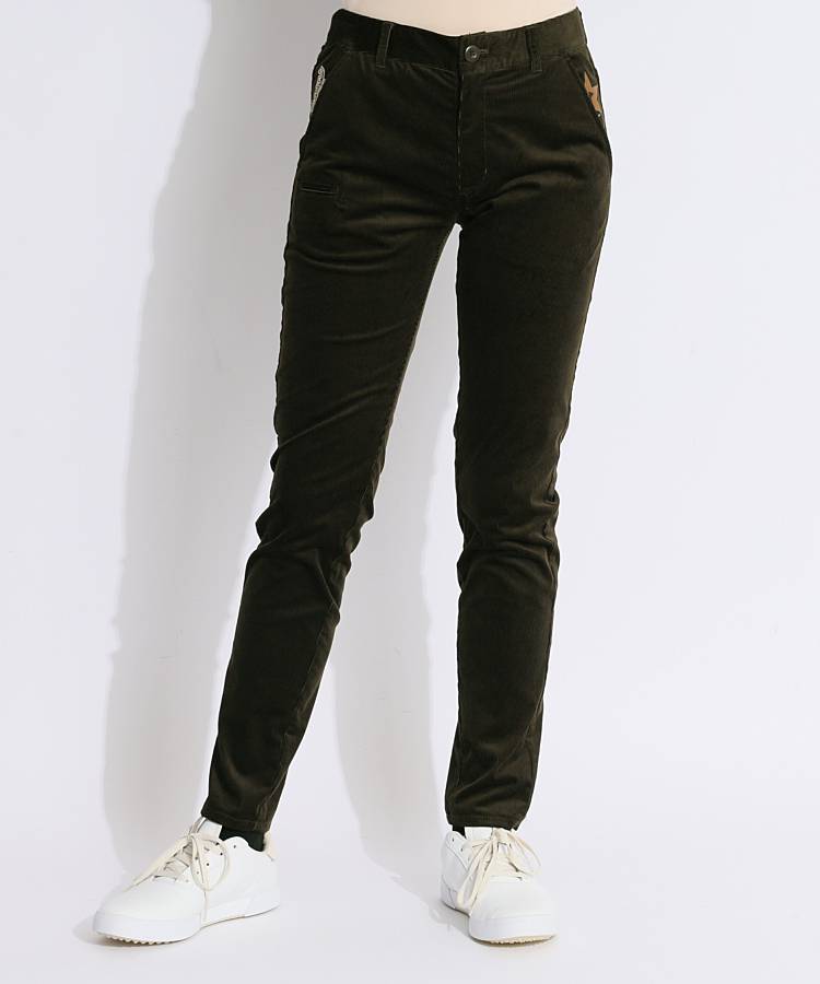 BE フラッグロゴコーデュロイストレッチパンツ