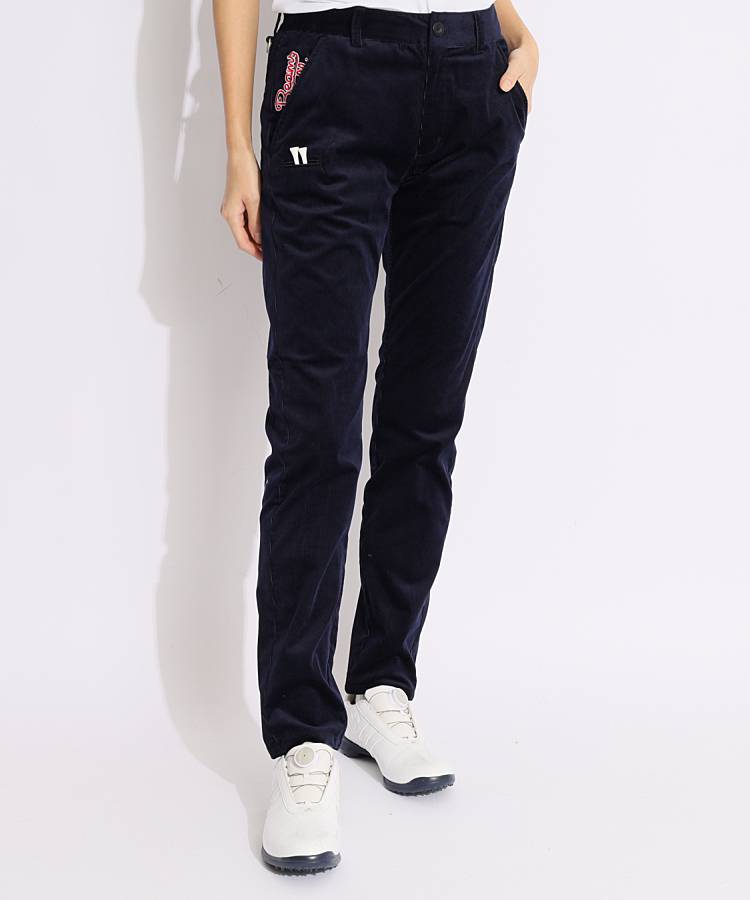 BE フラッグロゴコーデュロイストレッチパンツ
