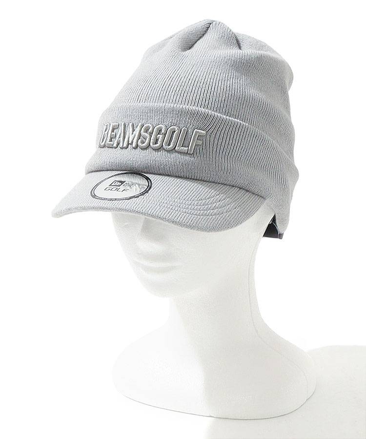 BE [NEWERA]ロゴ刺繍ニットキャップ