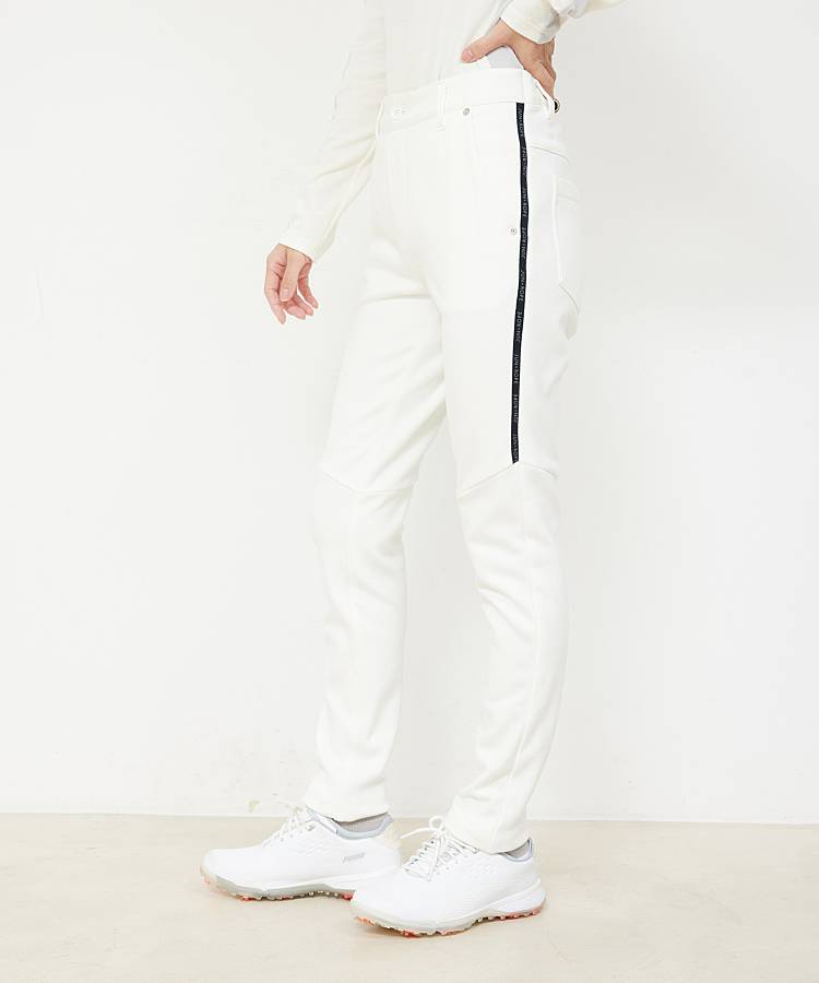 JR 保温サイドロゴライン裏毛ロングパンツ