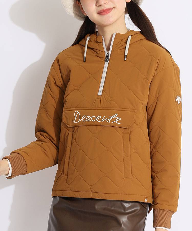 DE [DSG]フロントポケット付ハーフジップ中綿ジャケット
