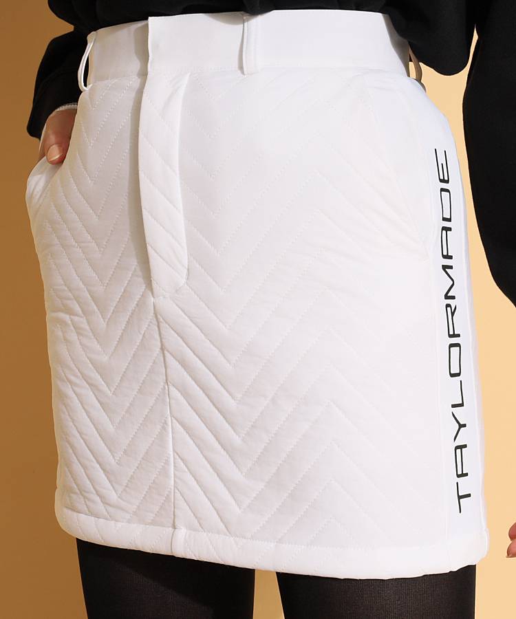 TG 一体型ペチパンツ付サイドライン中綿スカート