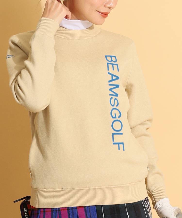 BE エアシャット裏地付きジャガードロゴニット