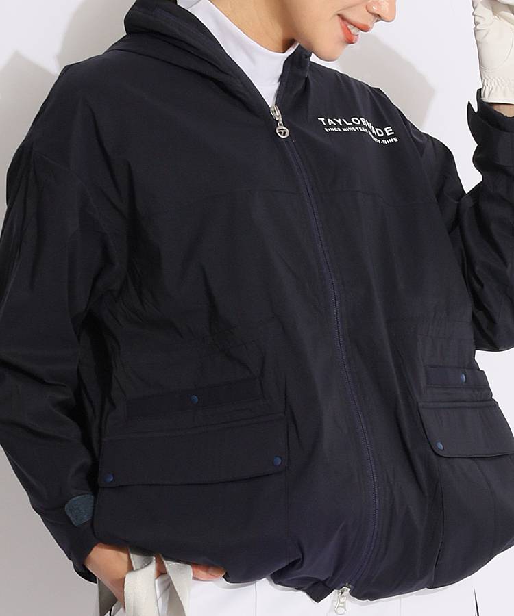 テーラーメイドゴルフ TG 撥水防風フード付き裏起毛ブルゾン