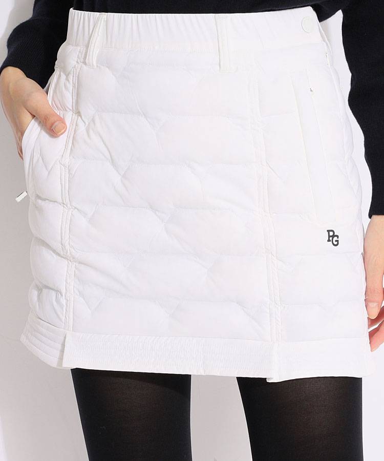 PG 裾フリル中綿スカート