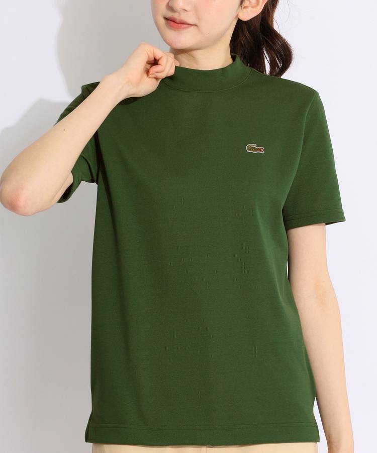 BE 【LACOSTE】カノコモックネック半袖カットソー