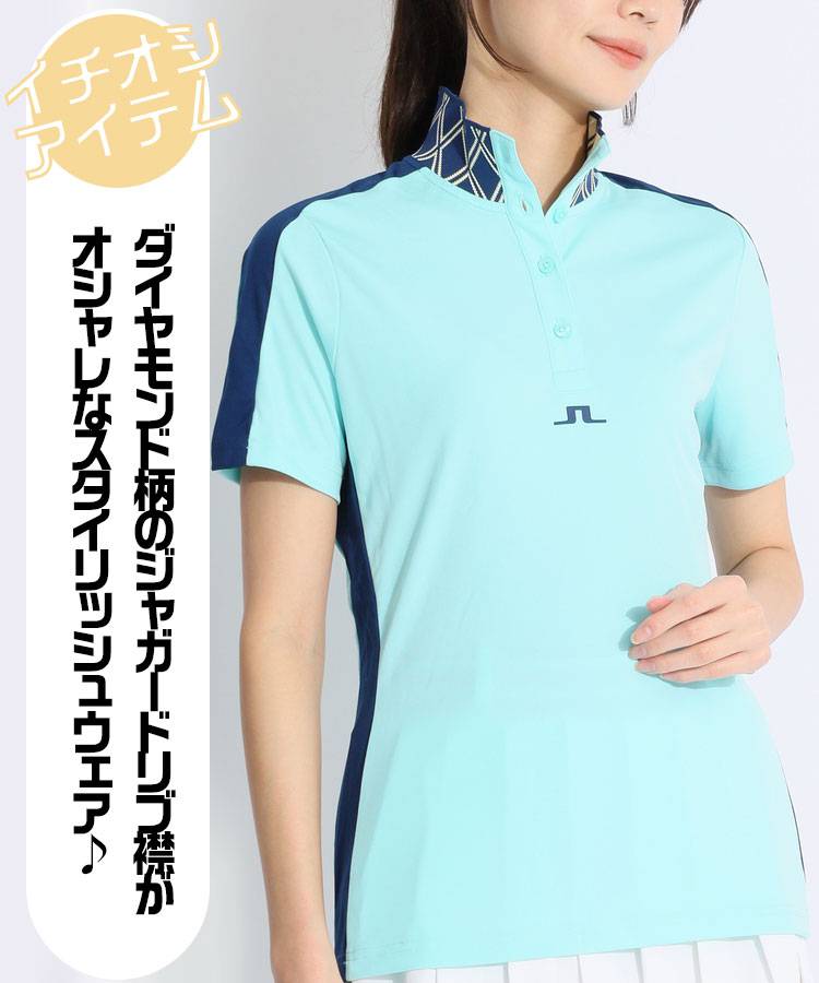 ゴルフ ジェイリンドバーグ レディース トップス 半袖 シャツ（XSサイズ） ゴルフ ジェイリンドバーグ レディース トップス 半袖 シャツ