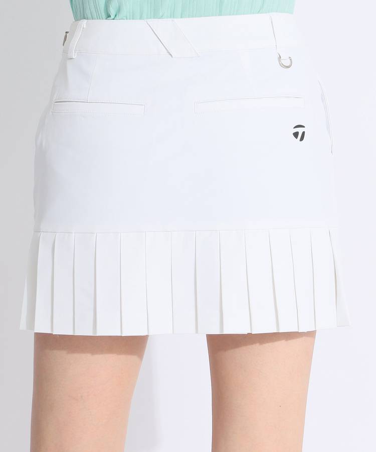 TG バック裾プリーツ一体型ペチパンツスカート