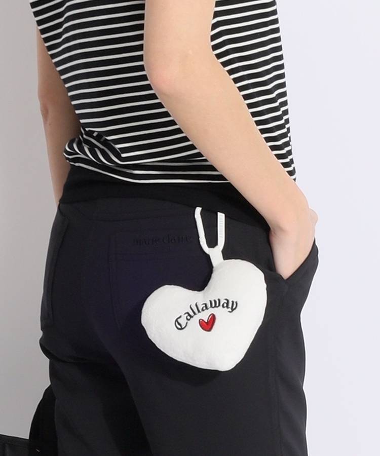 CG 【LoveCallaway】ラブハートフック付き起毛マルチポーチ