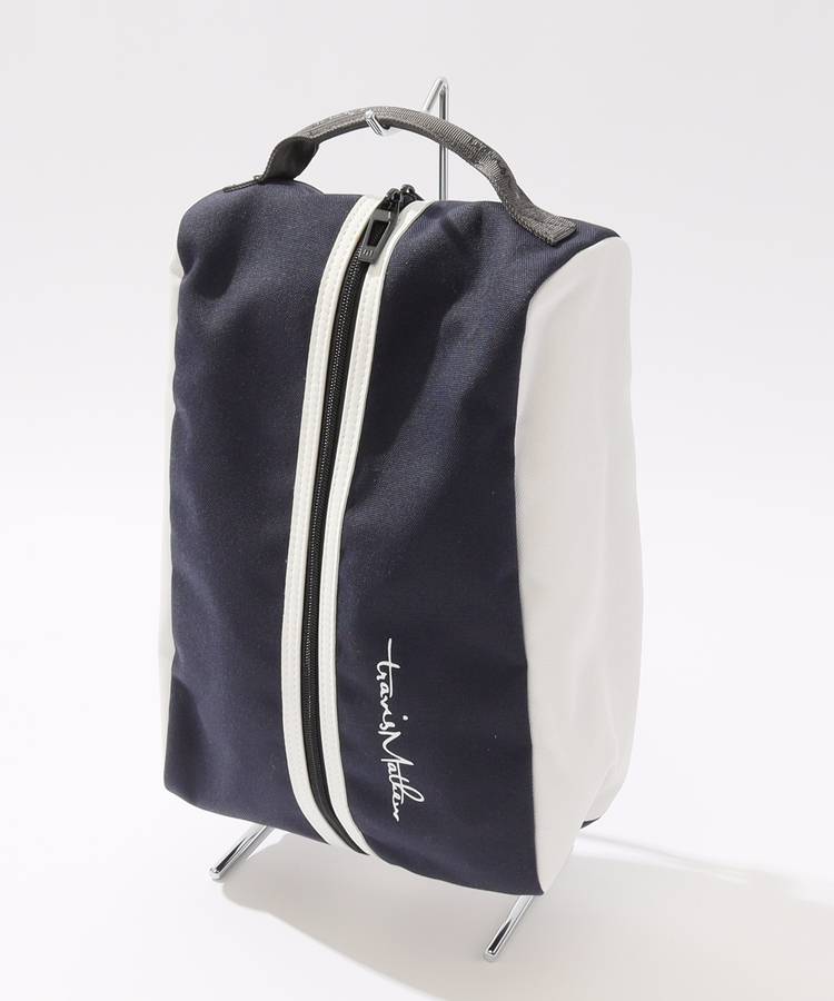 トラヴィスマシュー トラヴィスマシュー TM バイカラーロゴプリントシューズケース