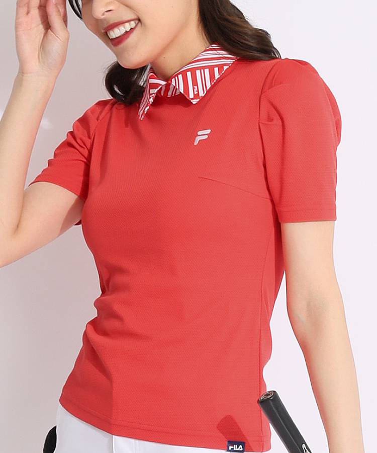 フィラゴルフの半袖ポロシャツを使ったスタイリング・コーディネート