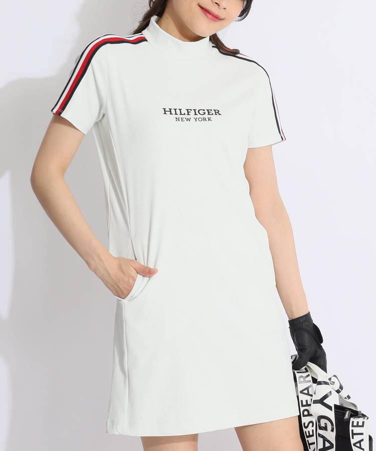 トミーヒルフィガーゴルフの春夏ワンピースを使ったスタイリング