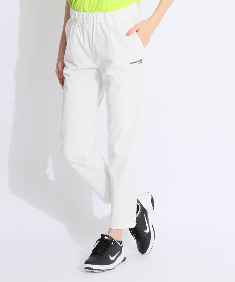 【コンビニ受取対応商品】 ナノユニバースゴルフ NU シンプルロゴテーパードパンツ メンズウェア