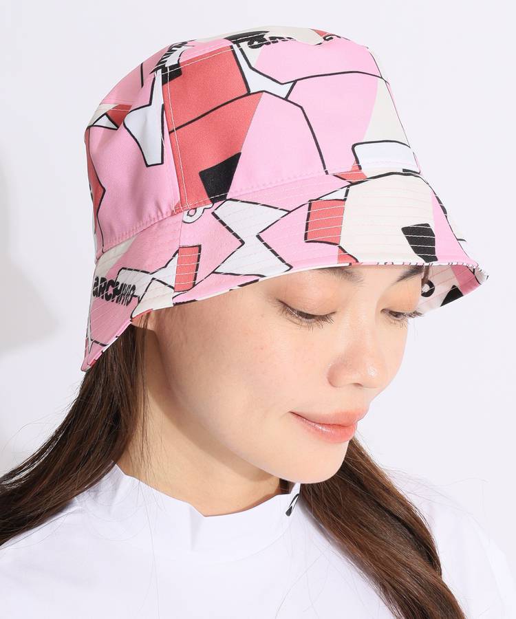 アルチビオ AR 配色ロゴバケットハット レディースゴルフウェア通販
