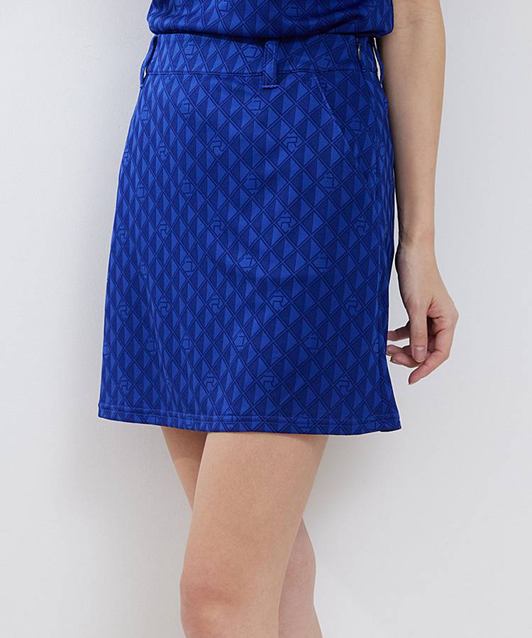 JR ダイヤ柄ジャガードAラインスカート