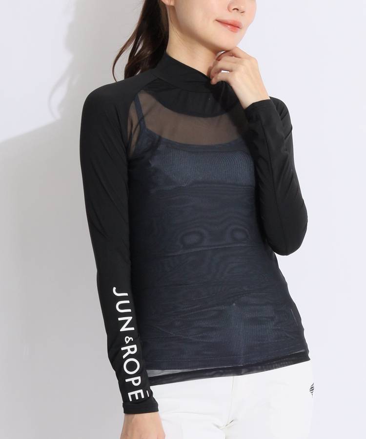 【美品・完売品】ラッセルノ ロングインナー バイカラー レイヤード ゴルフウェア 美品・完売品】ラッセルノ ロングインナー バイカラー