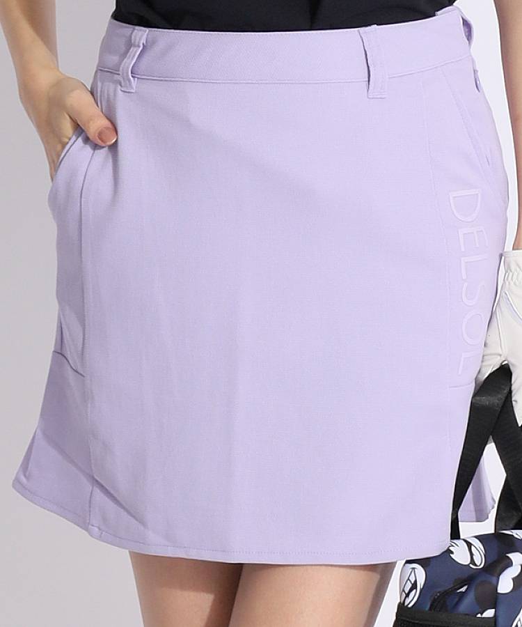 DL サイドロゴ裾フレア切替スカート