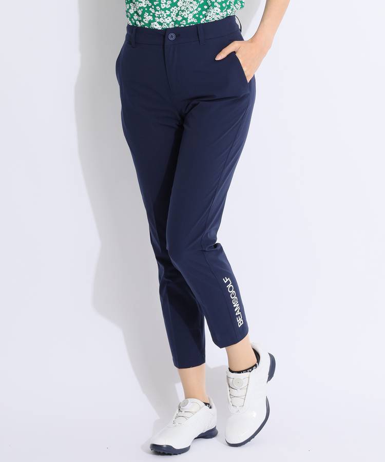 ビームスゴルフパンツ 新品未使用 ビームスゴルフ BE ドットエア軽量アンクルパンツ レディース