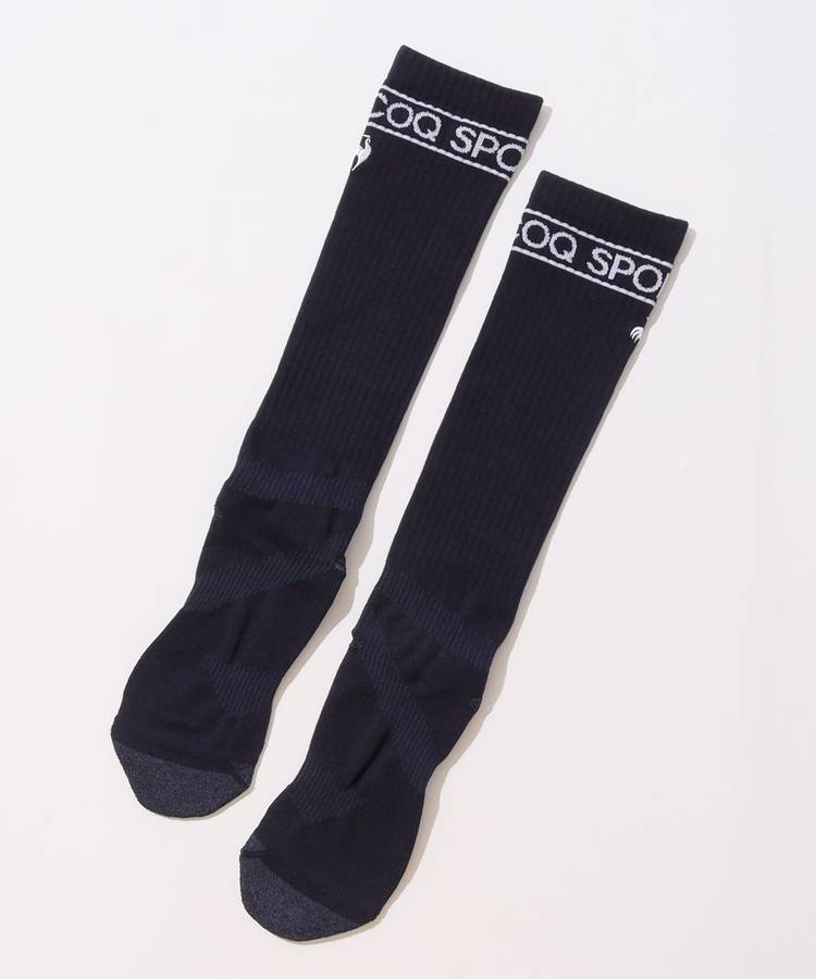 LQ 【MoveSox】着圧ロゴハイソックス